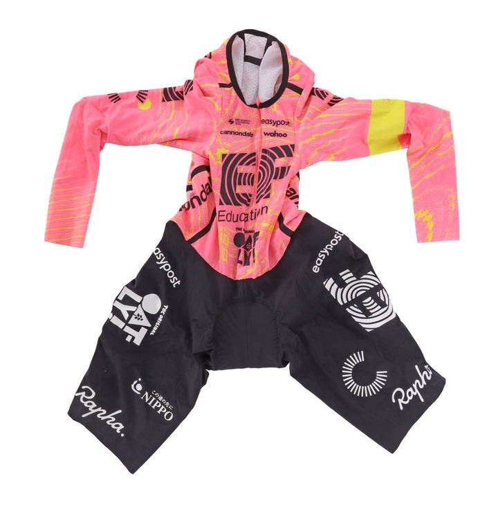 Rapha EF Cannondale Pro Team Women Long Slv Cycling Speedsuit XS w/ Socks Gloves