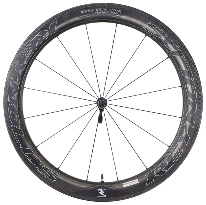 Reynolds Strike 60 SLG Carbon Tubeless Road Bike FRONT Wheel 700c QR Rim Brake