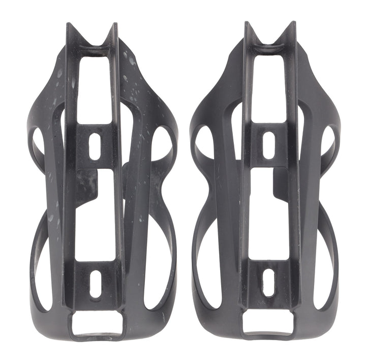 BLACK Inc Water Bottle Cages 1 PAIR Matte BLACK/GREY Road Triathlon Gravel Bike