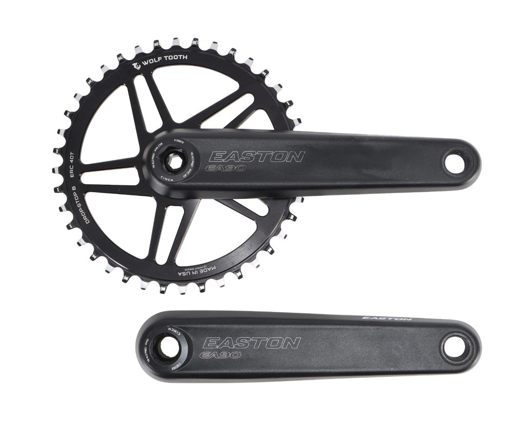 Easton EA90 1 x 11 Speed Alloy Gravel Bike Crankset 175mm 40T Wolf Tooth
