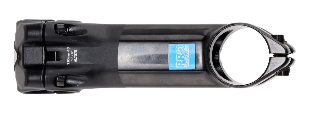 PRO Vibe Alloy Road Bike Stem 31.8 x 110mm -10º 1 1/4" BLACK Gravel Di2