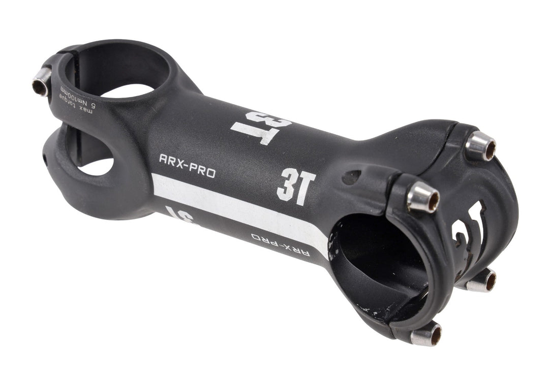 3T ARX-PRO Alloy Road Bike Stem 31.8x 100mm BLACK 6º Gravel 1 1/8" Mountain Race