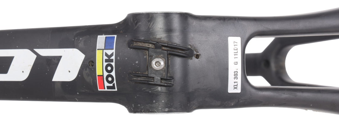 LOOK 586 UD Carbon Road Bike Frameset Black QR Rim Brake 57cm XL 700c Race 2012