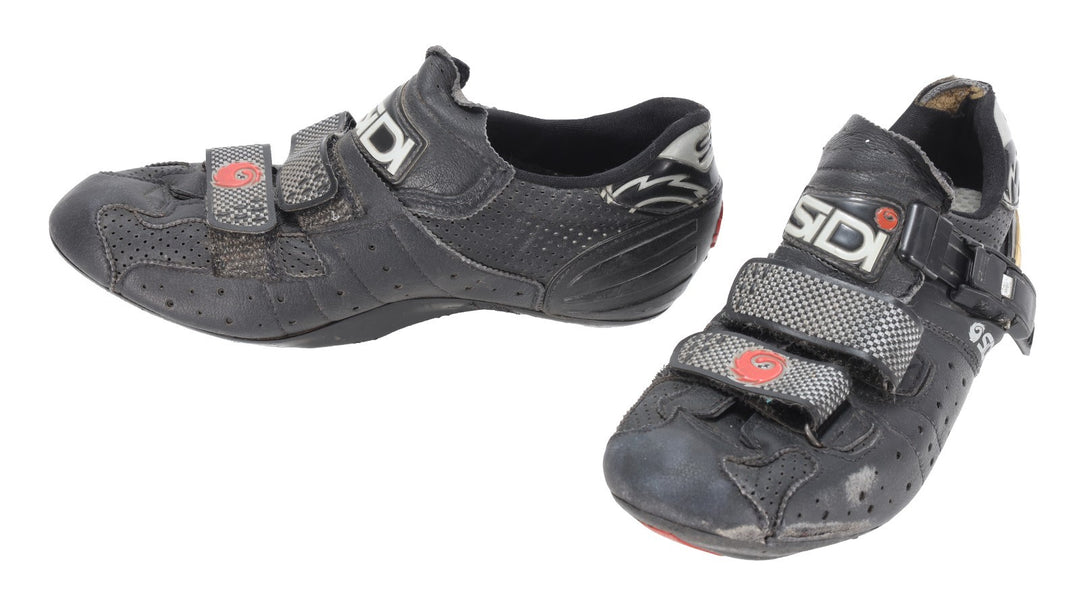 Sidi Genius Road Bike Shoes EU 40 US Men 7.5 Black 3-Bolt Cycling Race Gravel