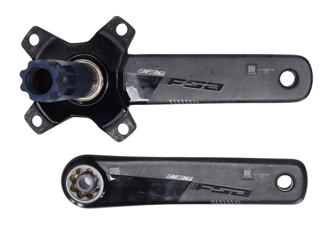 FSA SL-K Light Carbon Road Bike Crankset 175mm 110BCD BB386EVO No Chainrings
