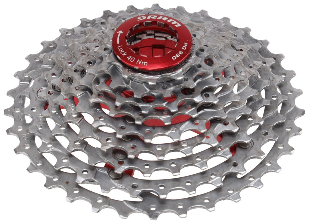 SRAM PG 990 9 Speed Mountain Bike Cassette 11-34T Steel Vintage MTB Shimano HG