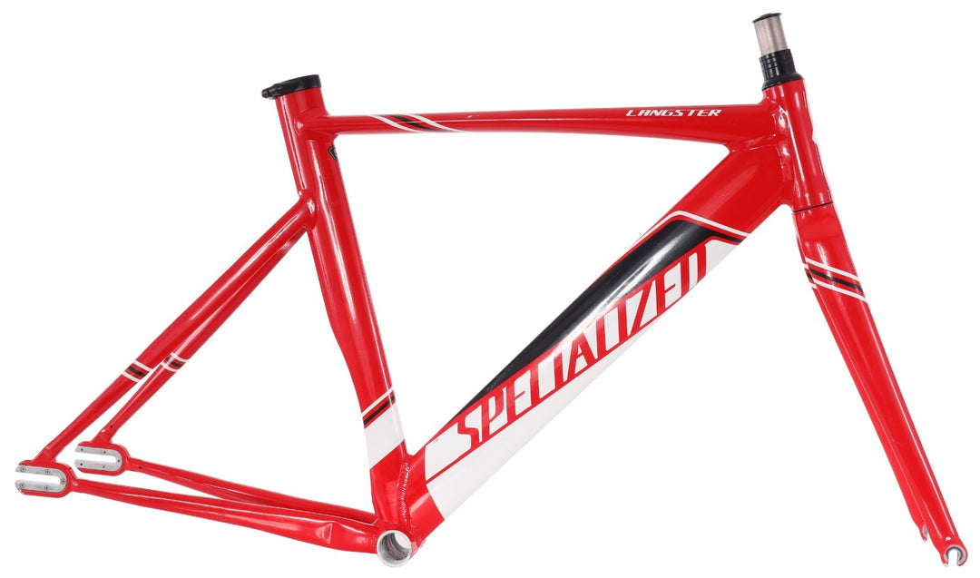 Specialized Langster Pro Alloy Track Bike Frameset 54cm RED/WHTE Single Spd 2016
