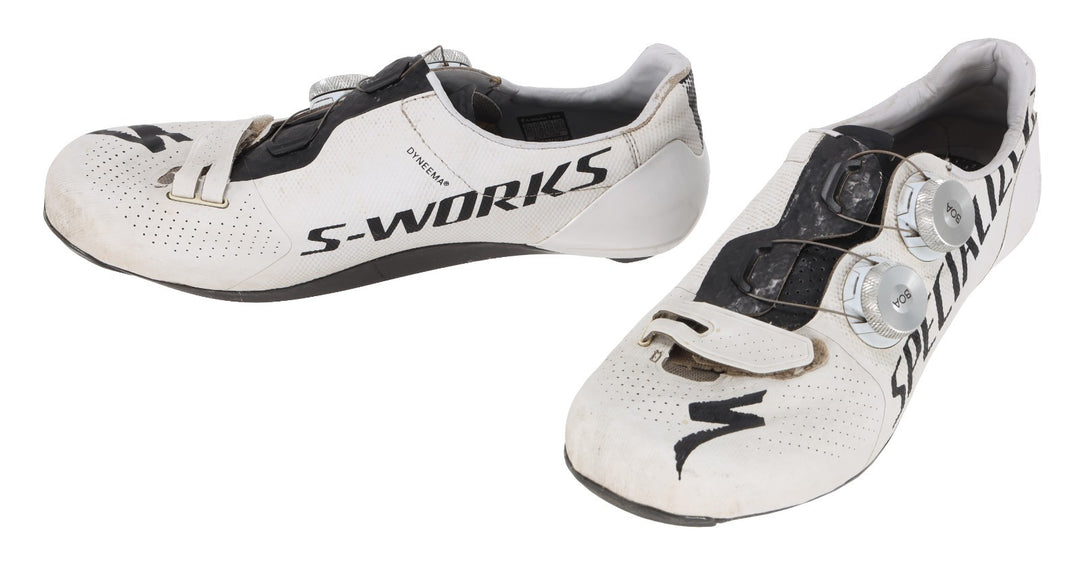Specialized S-Works Road 7 Carbon Shoes EU 39.5 Mens US 7.25 White 3-Bolt BOA