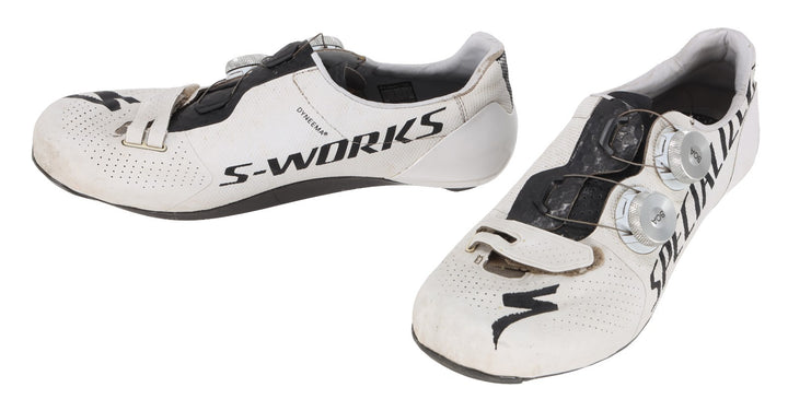 Specialized S-Works Road 7 Carbon Shoes EU 39.5 Mens US 7.25 White 3-Bolt BOA