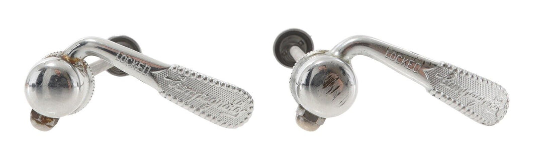 Campagnolo Nuovo Super Record Quick Release Skewer Set 100/130mm Curved Lever QR