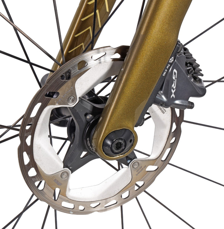 Cervelo Aspero Carbon Gravel Bike GRX Di2 2x 11s 4iiii Power 58cm GOLD ENVE 2020