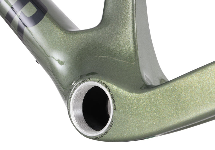 Factor Ostro Gravel Premium v1 Carbon Disc Frameset 54cm Olive CeramicSpeed 2023