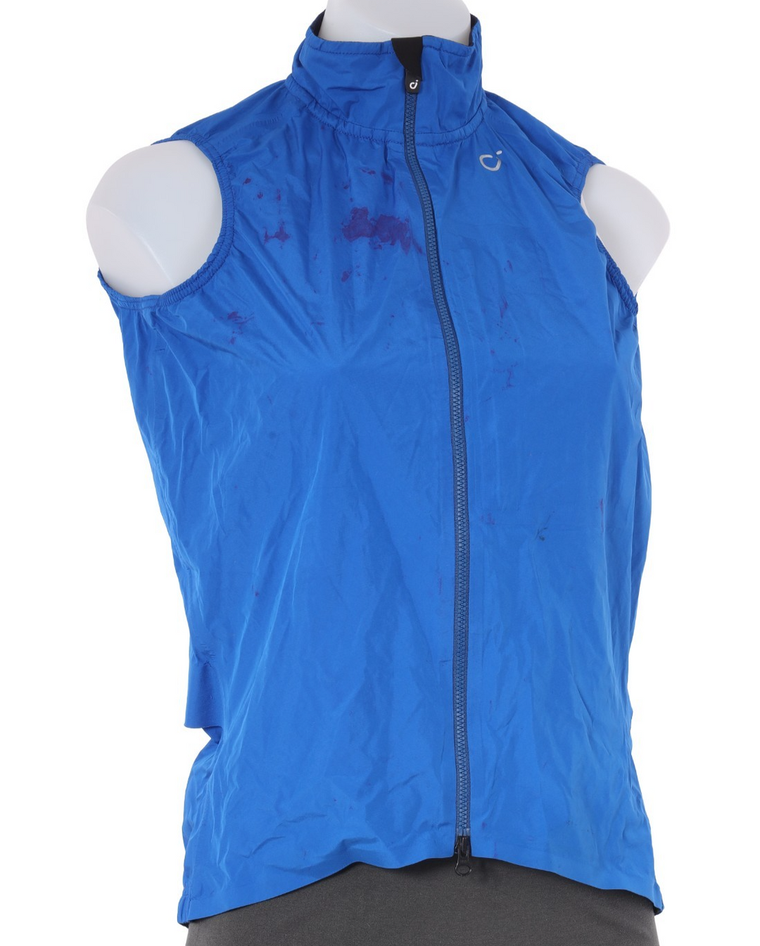 Velocio Ultralight Rain Vest Women SMALL Blue Road Bike Gravel Mountain