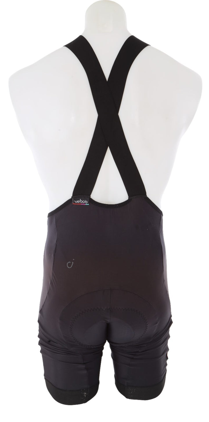 Velocio Signature Bib Short Men LARGE Black Road Bike Gravel Mountain Cycling