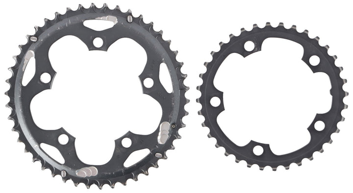 Shimano SG-X Road Bike 2x10 Speed Chainring Set 46/36T Gray 110 BCD Alloy 5 Bolt