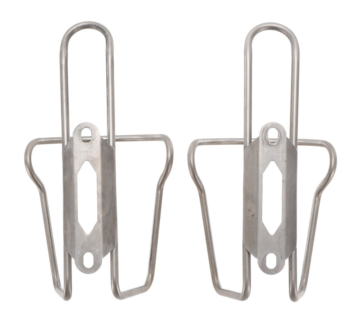 FP Stainless Steel Bottle Cages 1 PAIR Road Bike Gravel Mountain