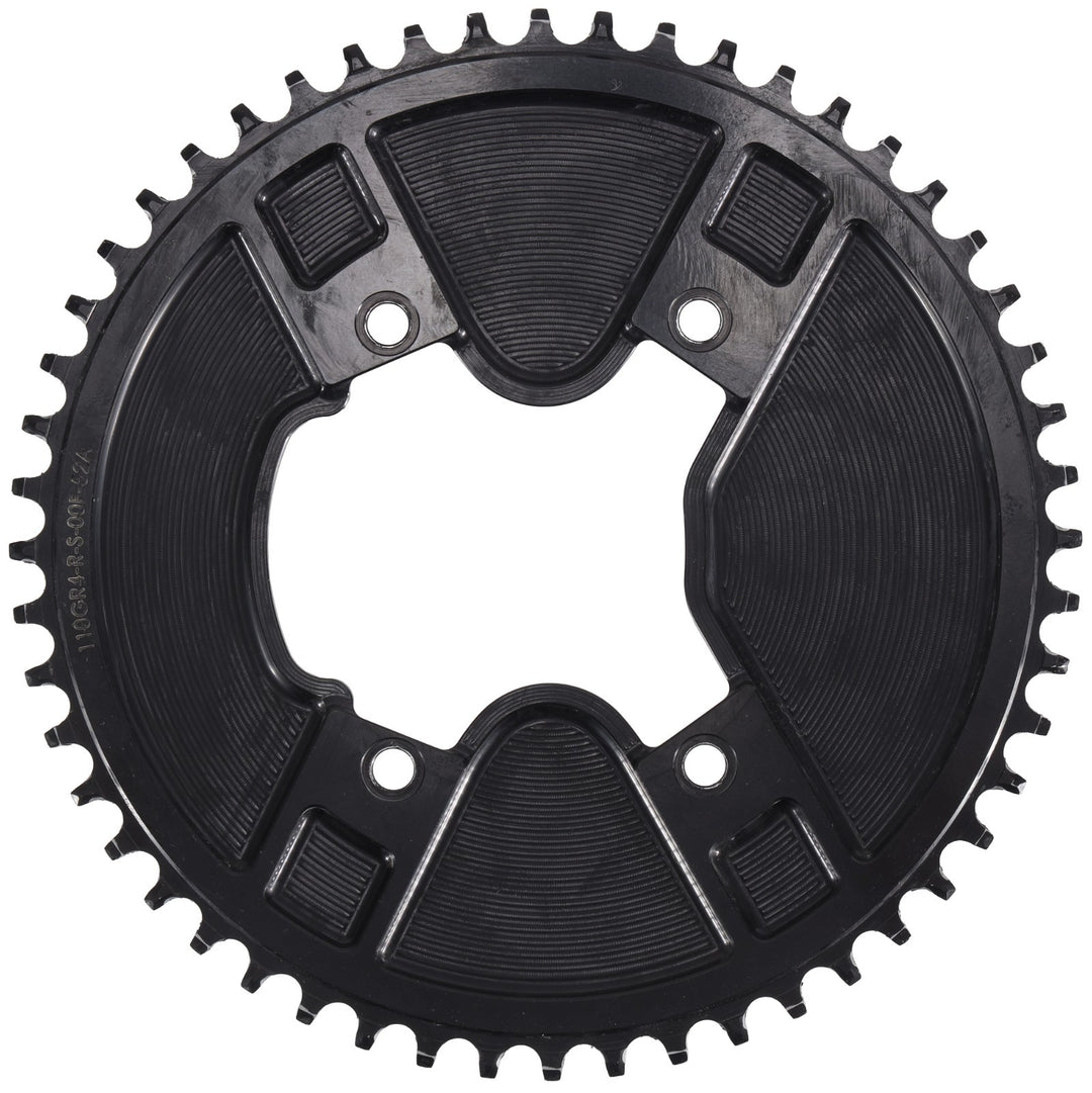 Wolf Tooth Aero GR8 Drop-Stop ST 52T Gravel Bike 12 Spd Chainring 110 BCD 4-Bolt