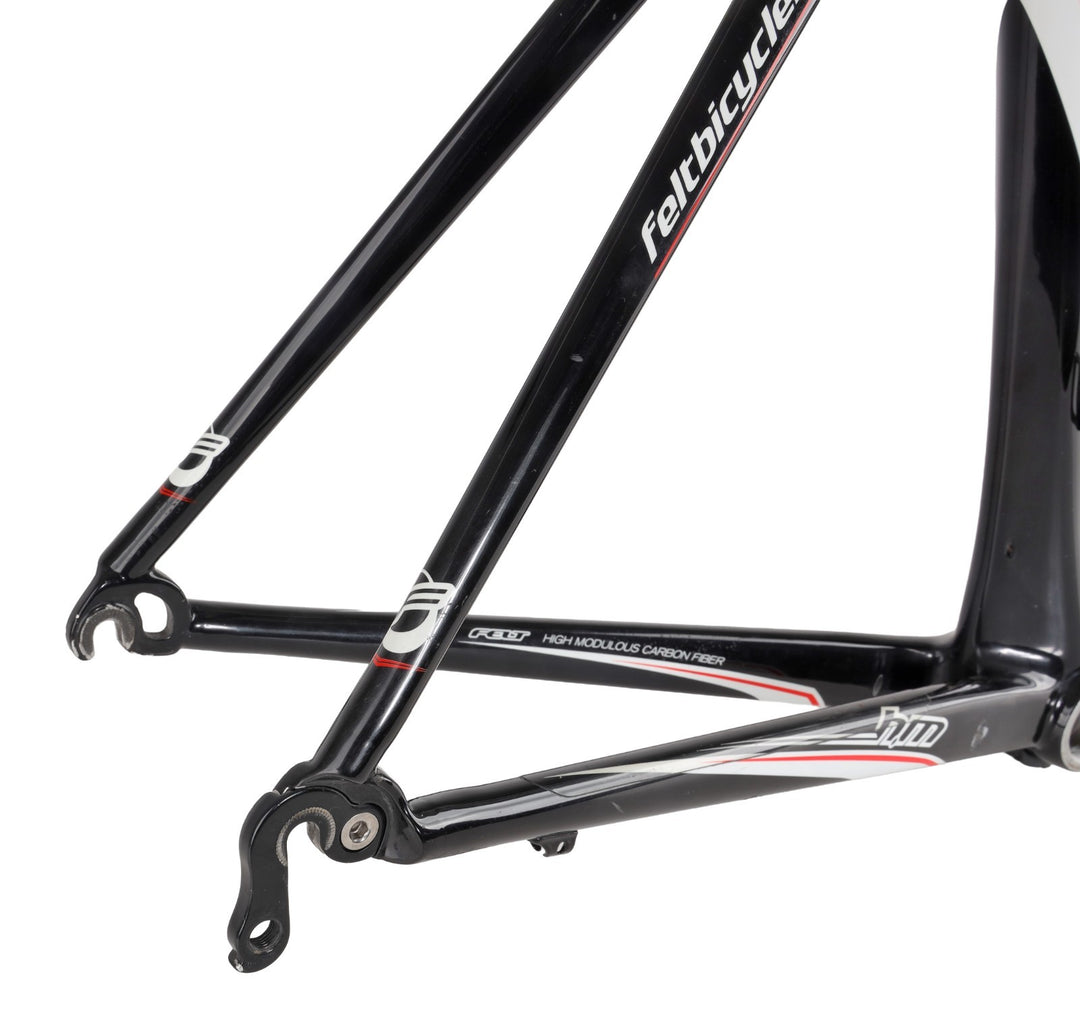 Felt F4 Carbon Road Bike Frameset 56cm BLACK 700c Rim Brake QR Race 2007