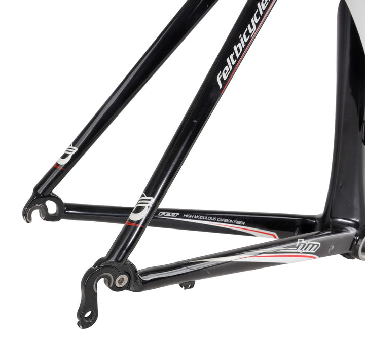 Felt F4 Carbon Road Bike Frameset 56cm BLACK 700c Rim Brake QR Race 2007