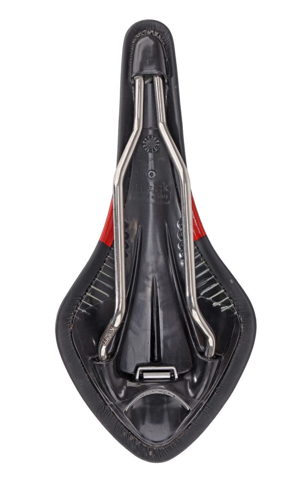 Fizik Arione VS Carbon Reinforced Road Bike Saddle 130mm 7 x 7mm Kium Rail BLACK