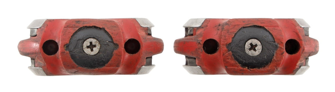 Speedplay Zero Clipless Road Bike Pedals RED 53mm Stainless 4 Bolt Tri Race TT