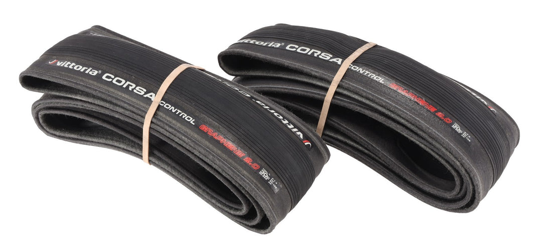 Vittoria Corsa Control Graphene 2.0 Clincher Road Bike Tires 700 x 30c 1 PAIR