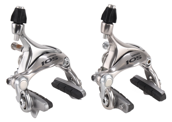 Shimano 105 BR-5600 Road Bike Dual Pivot Rim Brake Caliper Set SILVER F + R