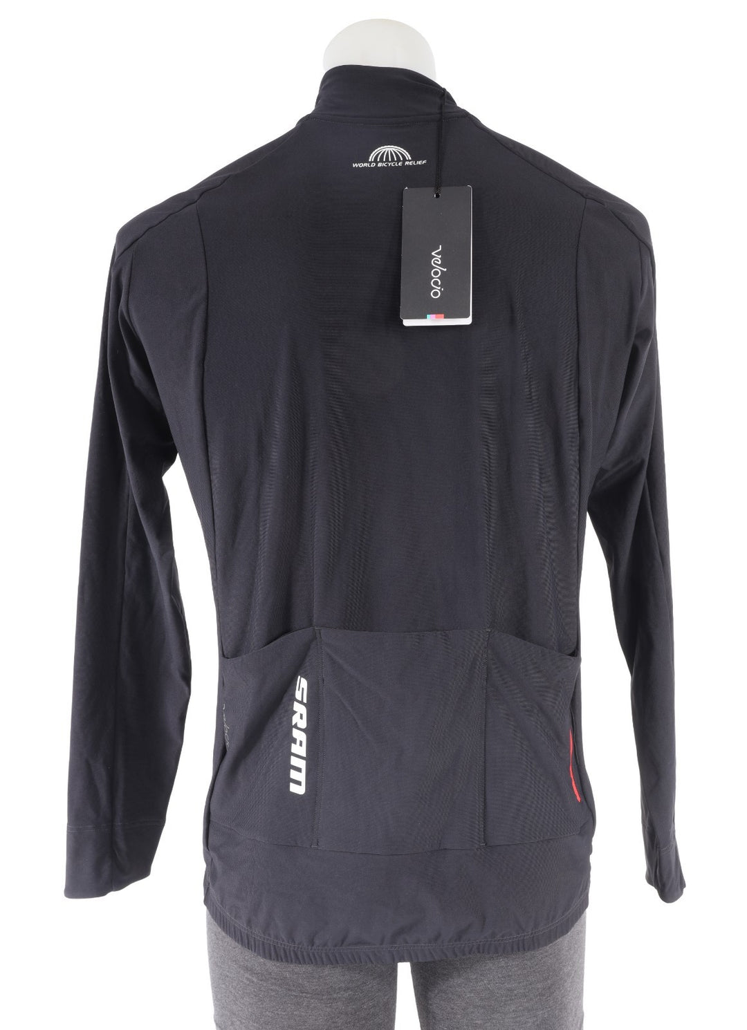 Velocio Signature Bio Long Sleeve Men Cycling Jersey XXLarge Black Road SRAM WBR