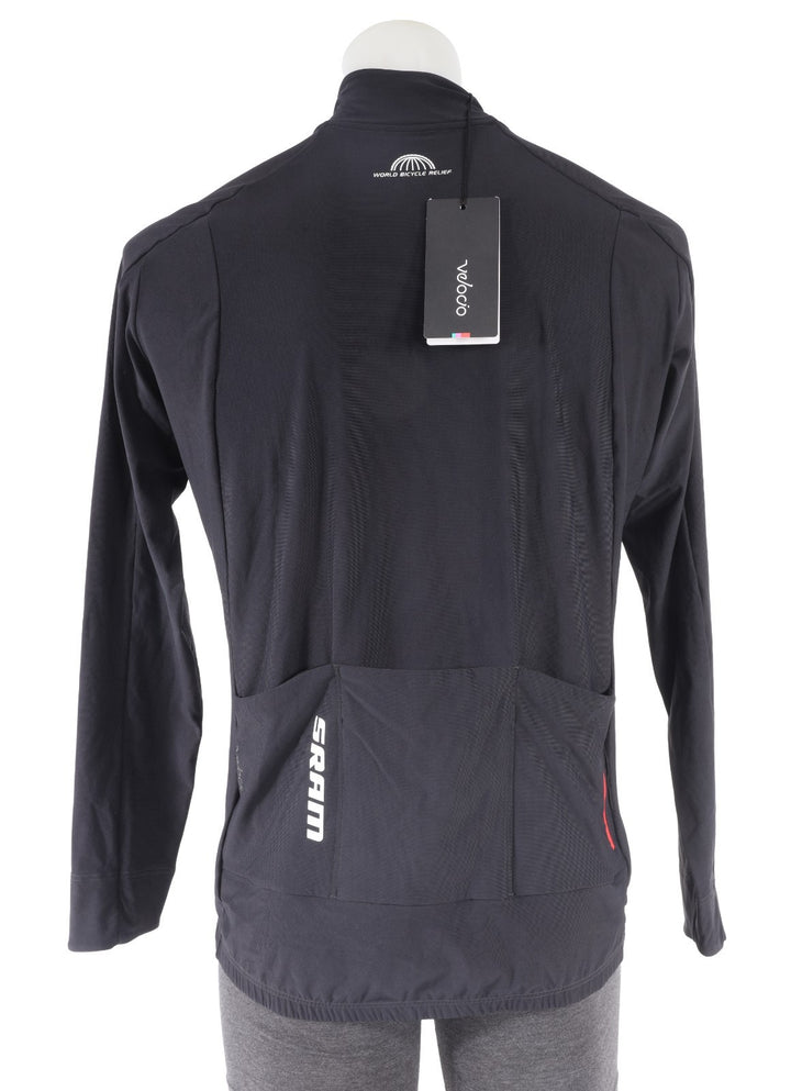 Velocio Signature Bio Long Sleeve Men Cycling Jersey XXLarge Black Road SRAM WBR