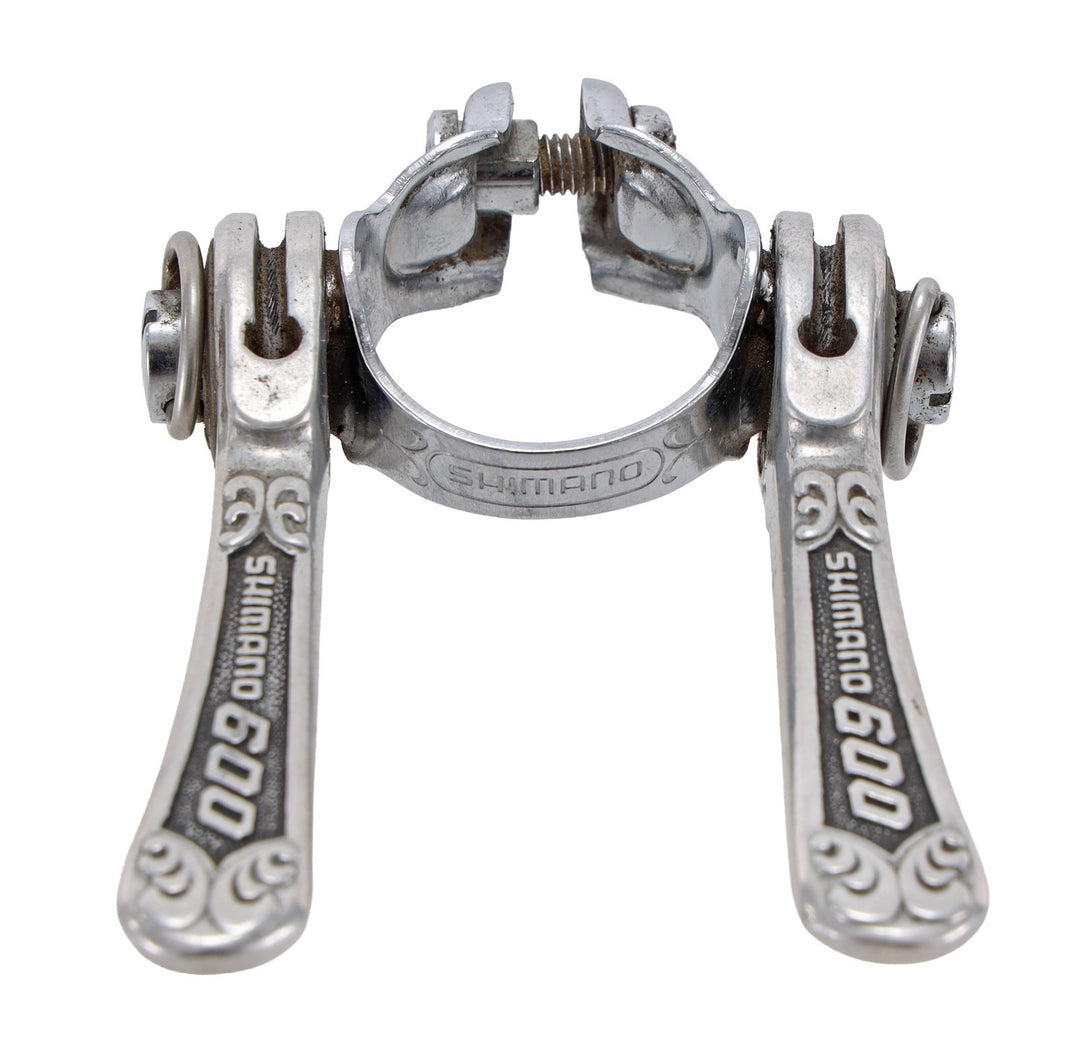 Shimano 600EX Arabesque SL-6200 Downtube Shifters 2 x 6s Clamp-On 28.6mm Vintage