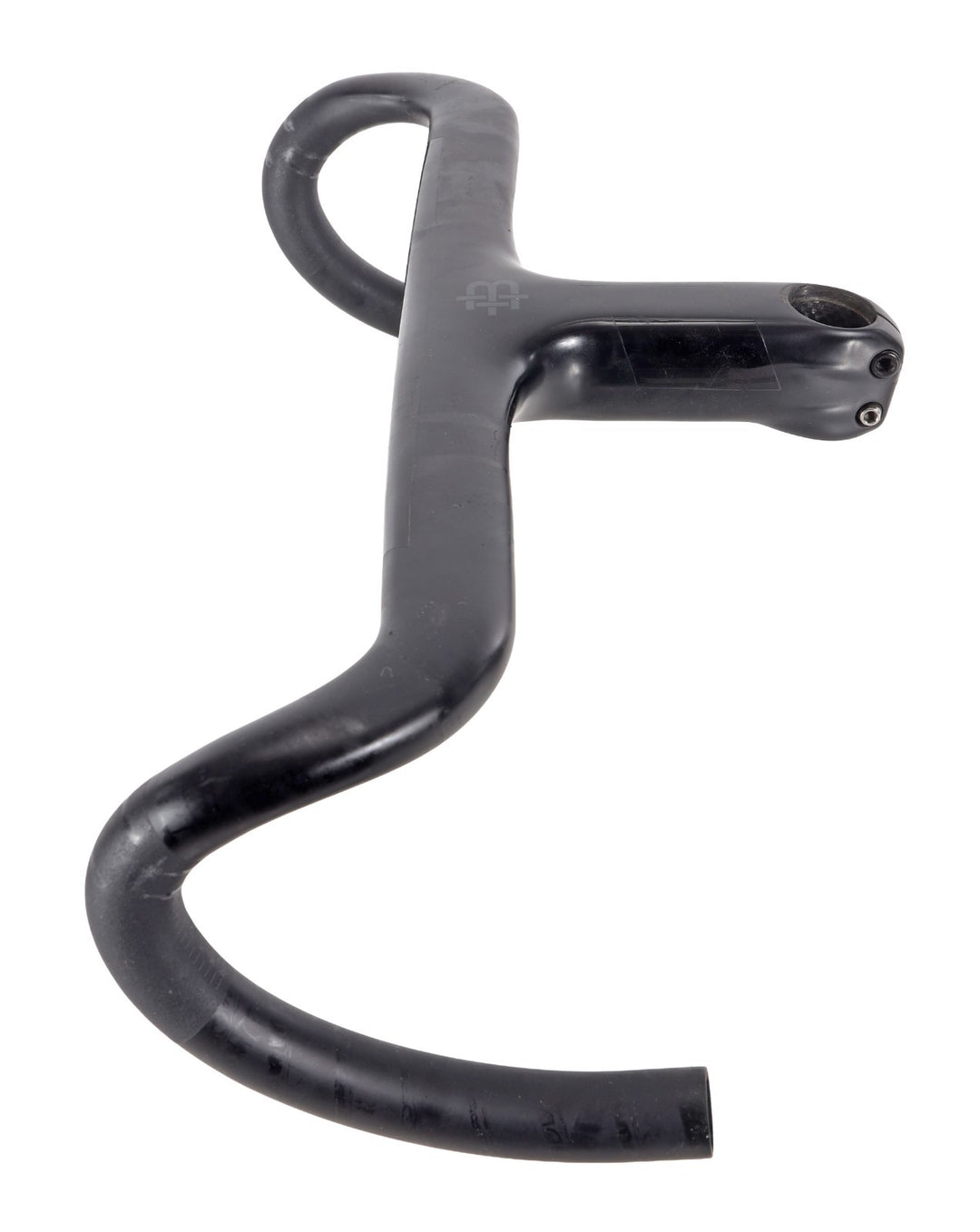 Black Inc Integrated Barstem Carbon Cockpit 44cm 120mm -6º Handlebar Stem Road
