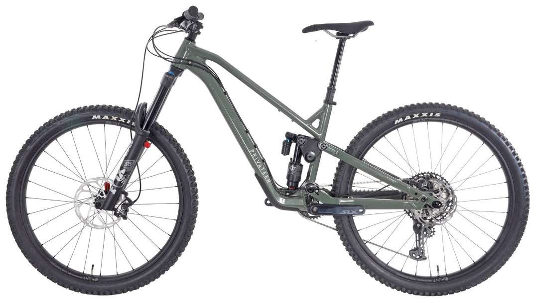 Privateer 161 Gen2 Alloy 29" Enduro Mtn Bike 1x 12s P2 MD Green Fox Shimano 2024