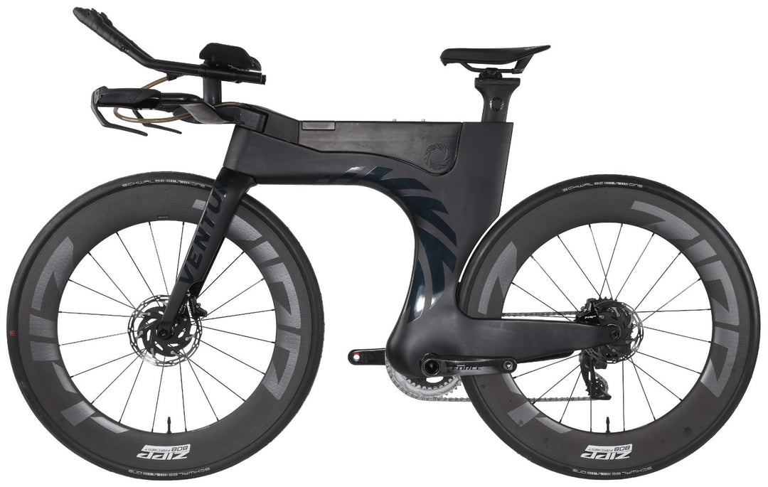 Ventum One Disc Carbon 2x12s TT/Triathlon Bike 51cm Black Zipp 808 SRAM AXS 2022