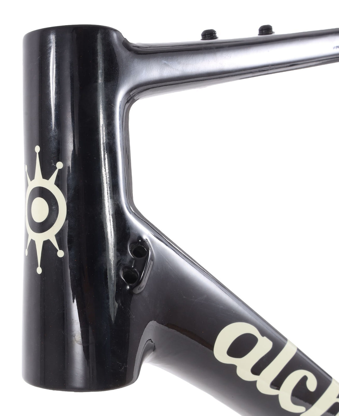 Alchemy LYCOS Carbon Gravel Bike Frameset UDH Large Midnight Prism USA Made 2024