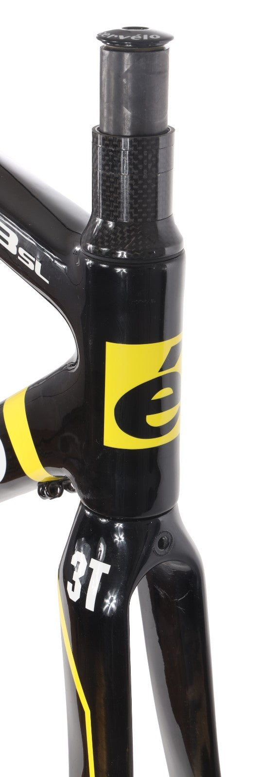 Cervelo R3 SL Carbon Road Bike Frameset 51cm Ltd Edit TdF BLK/YELLOW Rim QR 2009