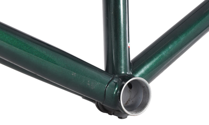 Torelli Corsa Strada Steel Road Bike Frameset 55cm Carbon Fork Green 700c Italy