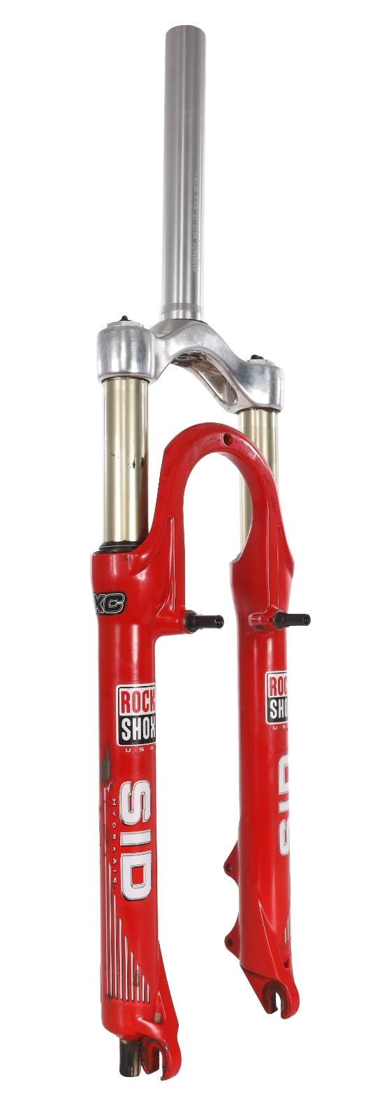 RockShox SID XC Hydra Air 26" Mtn Bike Fork 80mm Travl RED Canti Disc QR Vintage
