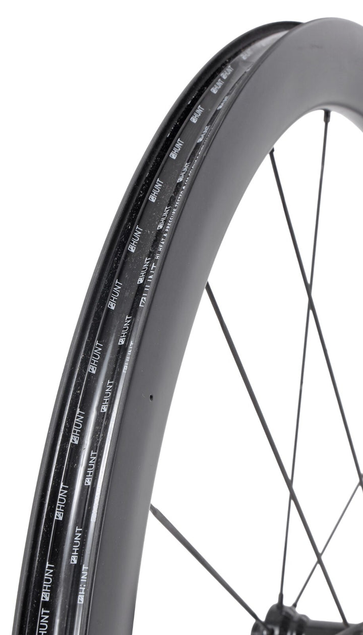HUNT 44 Aerodynamicist UD Carbon Spoke Disc Tubeless FRONT Road Wheel 700c EZO