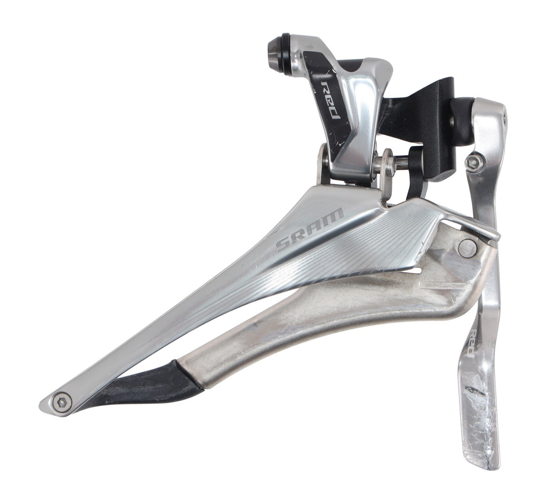 SRAM Red 22 Yaw C2 Road Bike Front Derailleur 2 x 11s Braze-On w/ Chain Catcher