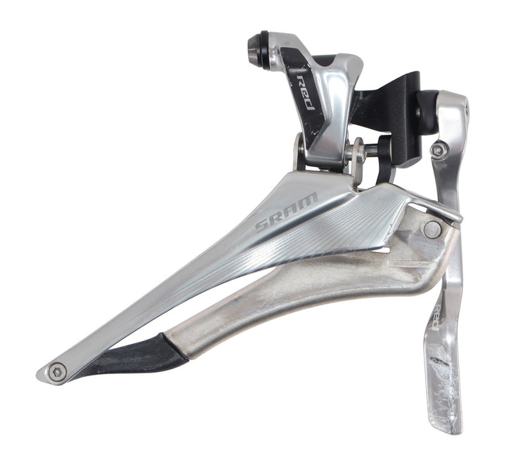 SRAM Red 22 Yaw C2 Road Bike Front Derailleur 2 x 11s Braze-On w/ Chain Catcher