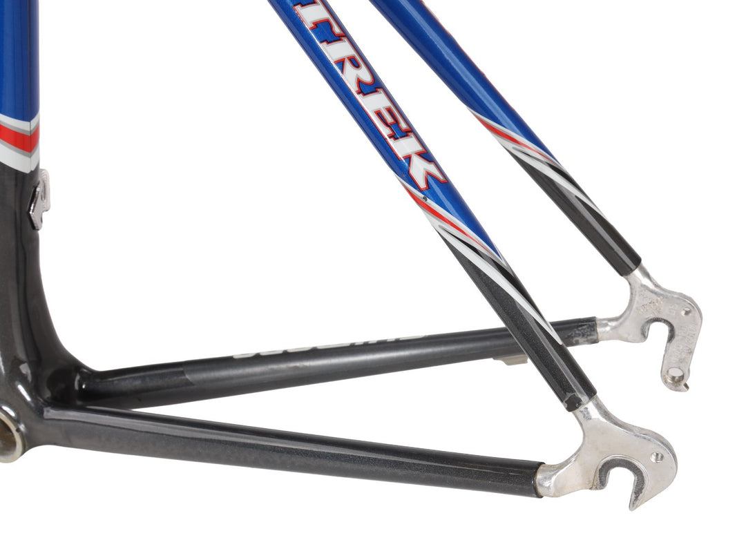 Trek 5200 OCLV 120 Carbon Road Bike Frameset USPS Pro Team 50cm QR Rim 700c 2002