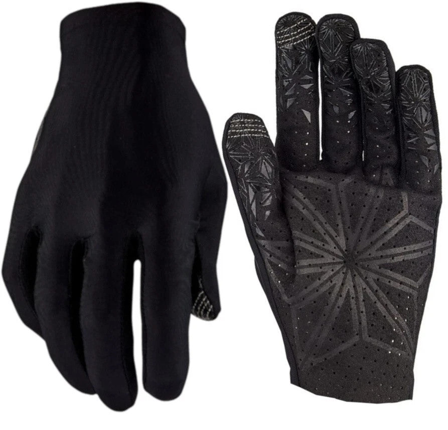 Supacaz Supa G Long Glove MEDIUM Black Full Finger Mountain Bike Gravel Race MTB