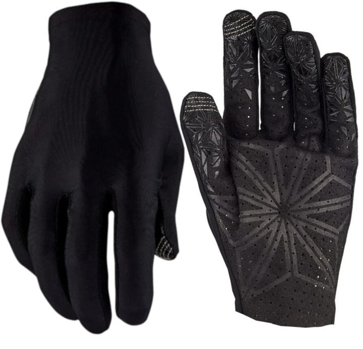 Supacaz Supa G Long Glove MEDIUM Black Full Finger Mountain Bike Gravel Race MTB
