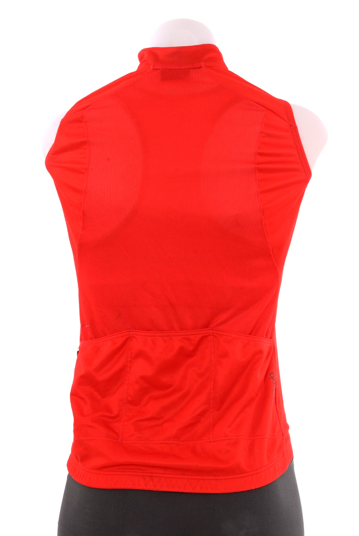 Velocio Wind Cycling Vest Women SMALL Red Road Bike Gravel Race Mountain