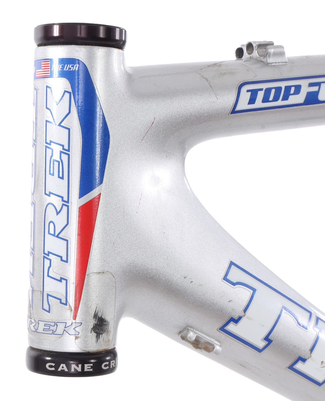 Trek Top Fuel Team Issue 110 OCLV Carbon Mtn Bike Frameset 26" LARGE Silver 2005