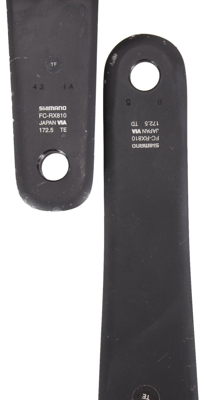 Shimano GRX FC-RX810 2x 11 Speed Gravel Bike Alloy Crankset 172.5mm 48/31T Black