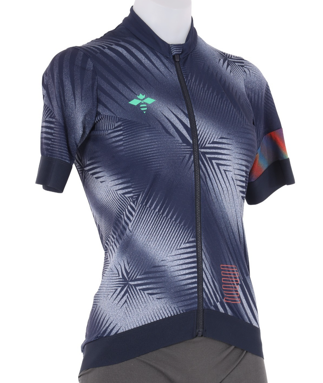 Rapha Pro Team Training Short Sleeve Jersey Women MEDIUM Blue Fade Road Bike