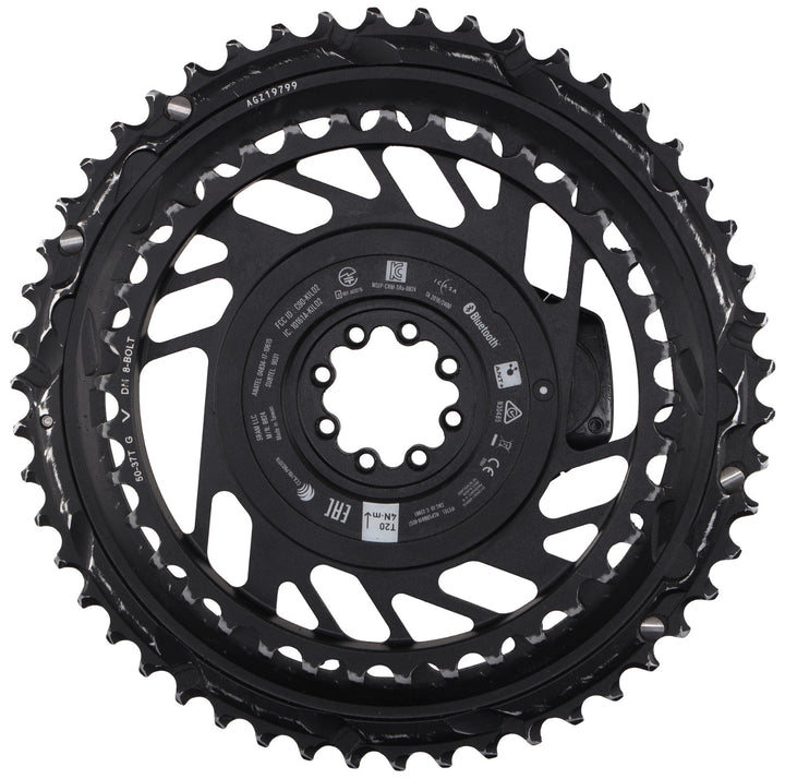SRAM Red E1 AXS 2x 12 Speed Road Bike Power Meter Chainring Kit 50/37T Triathlon