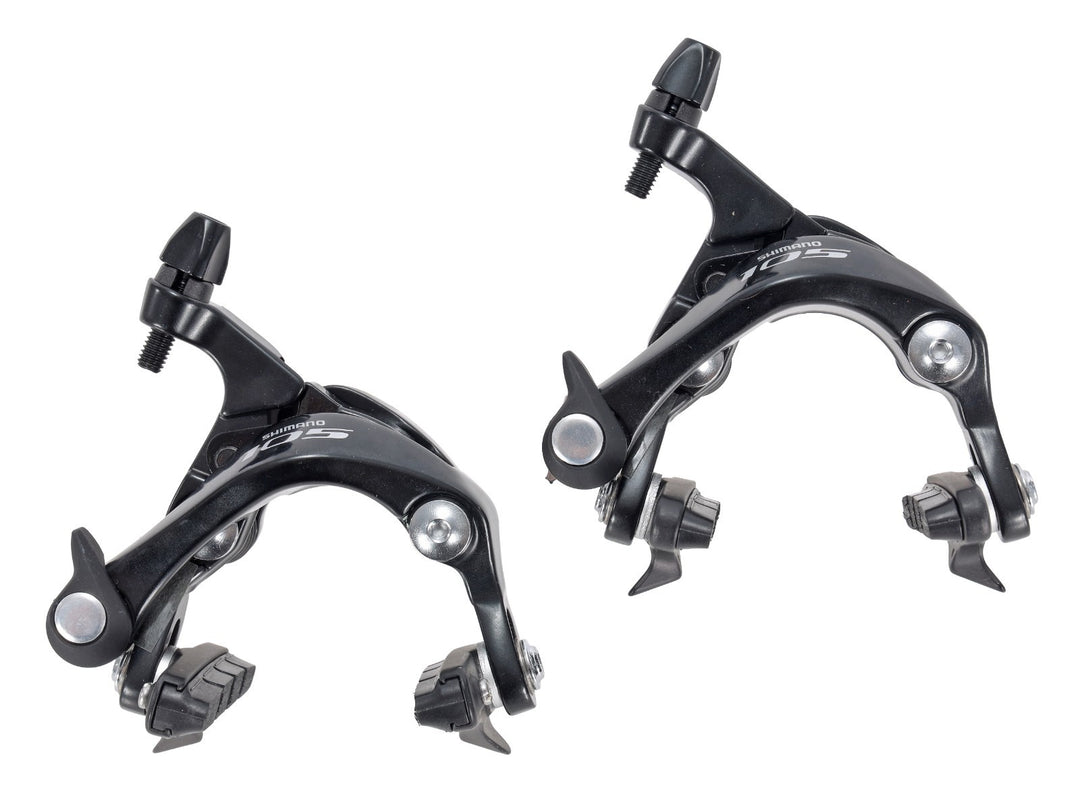 Shimano 105 BR-5800 Road Bike Rim Brake Caliper Set F/R BLACK Dual Pivot Alloy