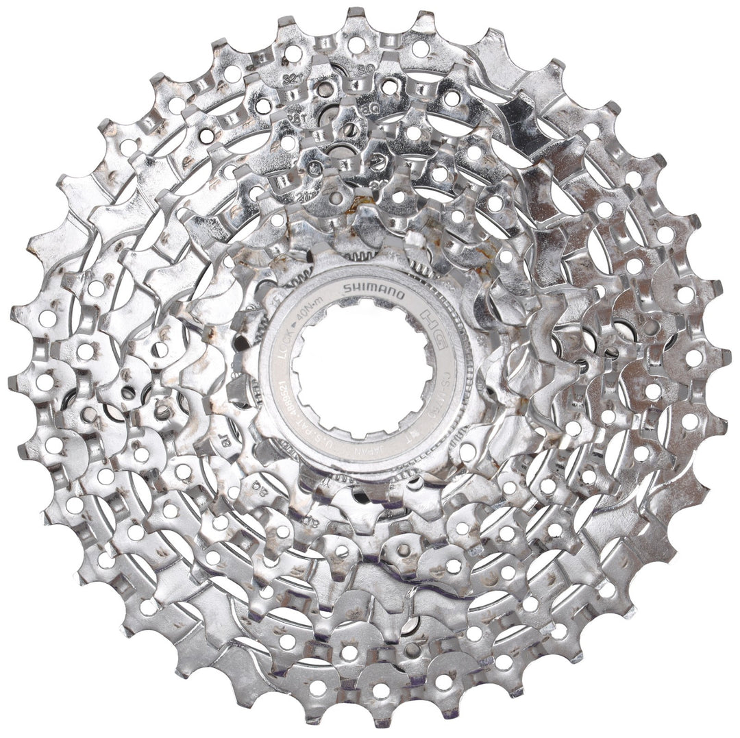 Shimano Deore XT CS-M750 9 Speed Mountain Bike Cassette 11-32T Steel Hyperglide
